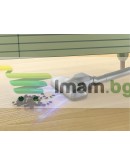 Вертикална прахосмукачка без торба ръчна 3в1 4 HEPA дюзи